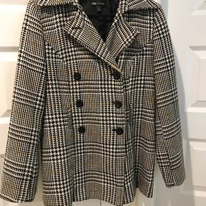 Houndstooth Pattern Coat